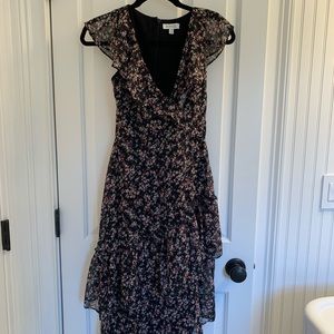 Floral Printed Barney’s midi dress